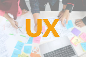 Ilustração com a proposta de aplicar o UX Design no site da imobiliária.